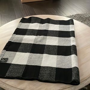 Buffalo Plaid black and white Rugs 3x5